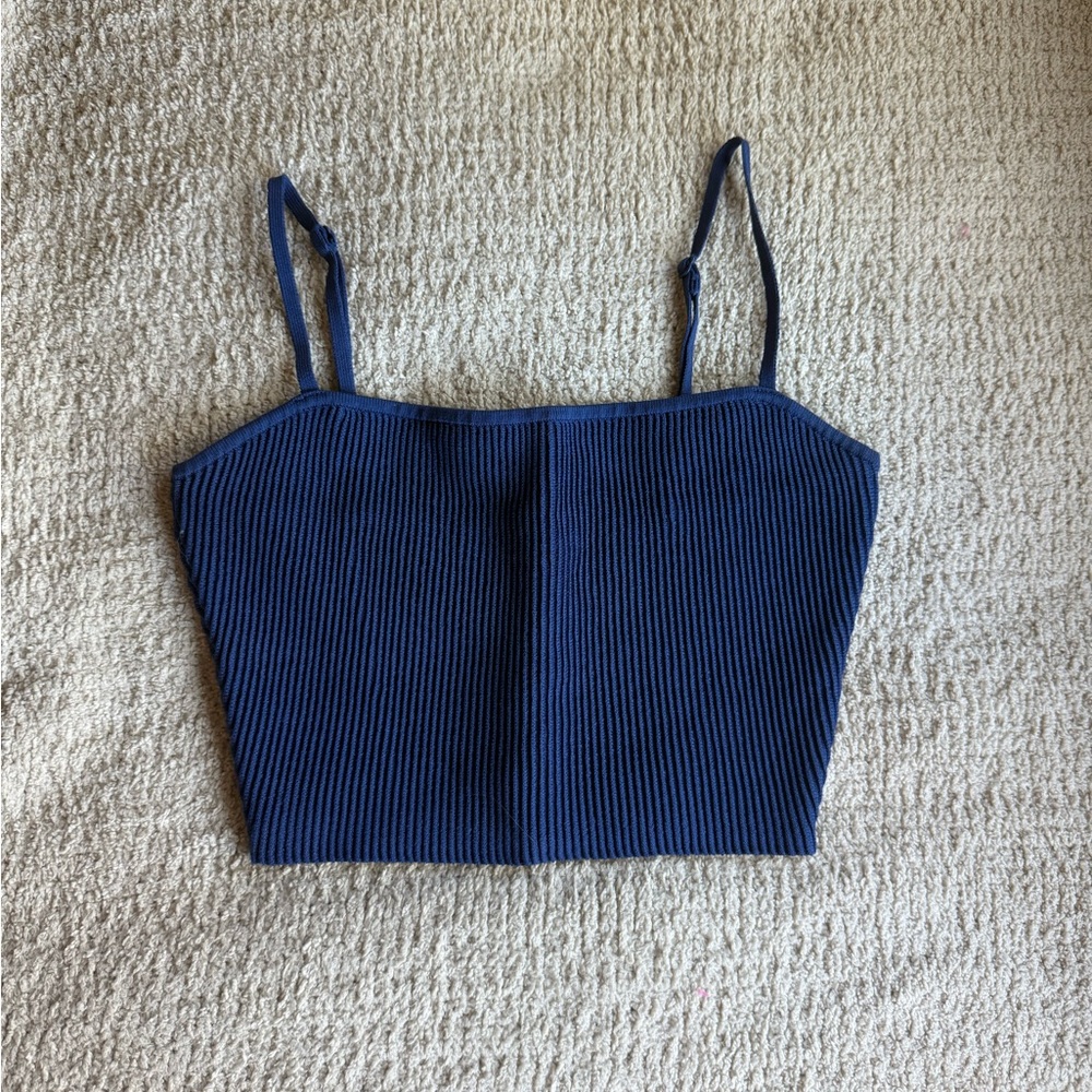 Babaton Sculpt Knit Tank (Subtle Heart Neckline)